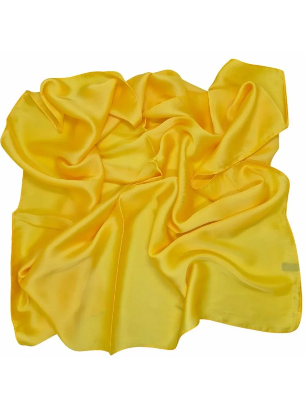 ✨Bandana Silky Soft Square Scarf Yellow Hiyab Neckerchief Shawl headband Luxury